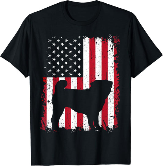 Pug 4Th Of July Patriotic American Usa Flag Gift