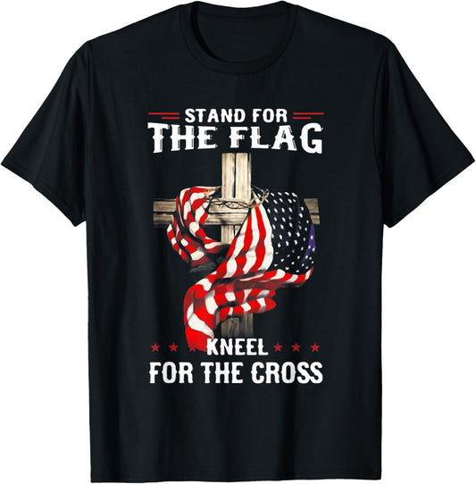 Stand For The Flag Kneel For The Cross Usa Flag