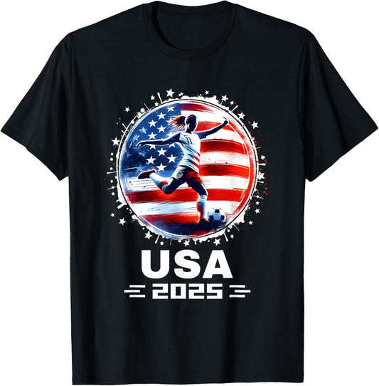 Womens Soccer American Flag Soccer Apparel Soccer 2025