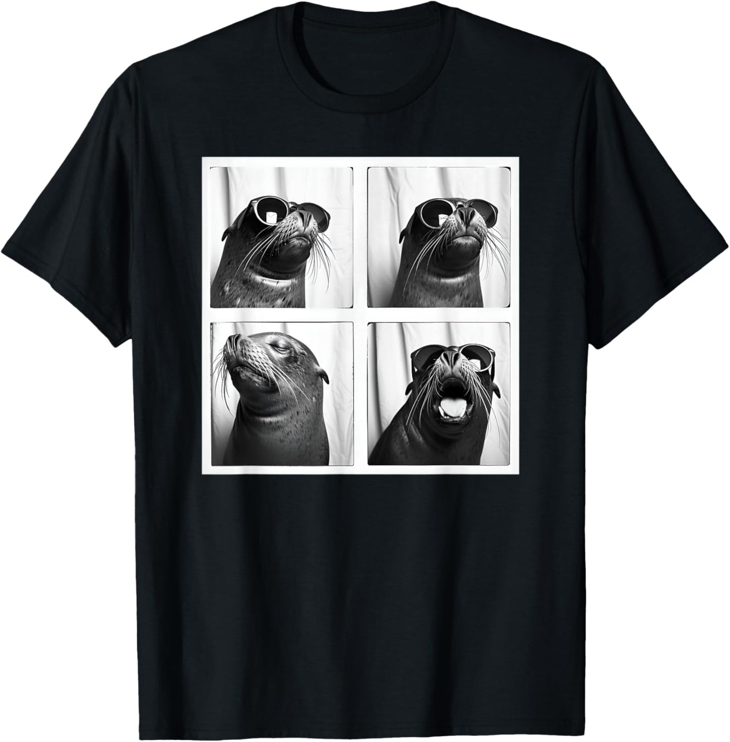 Seal With Sunglasses Cool Sea Lion Ocean Animal Photobooth