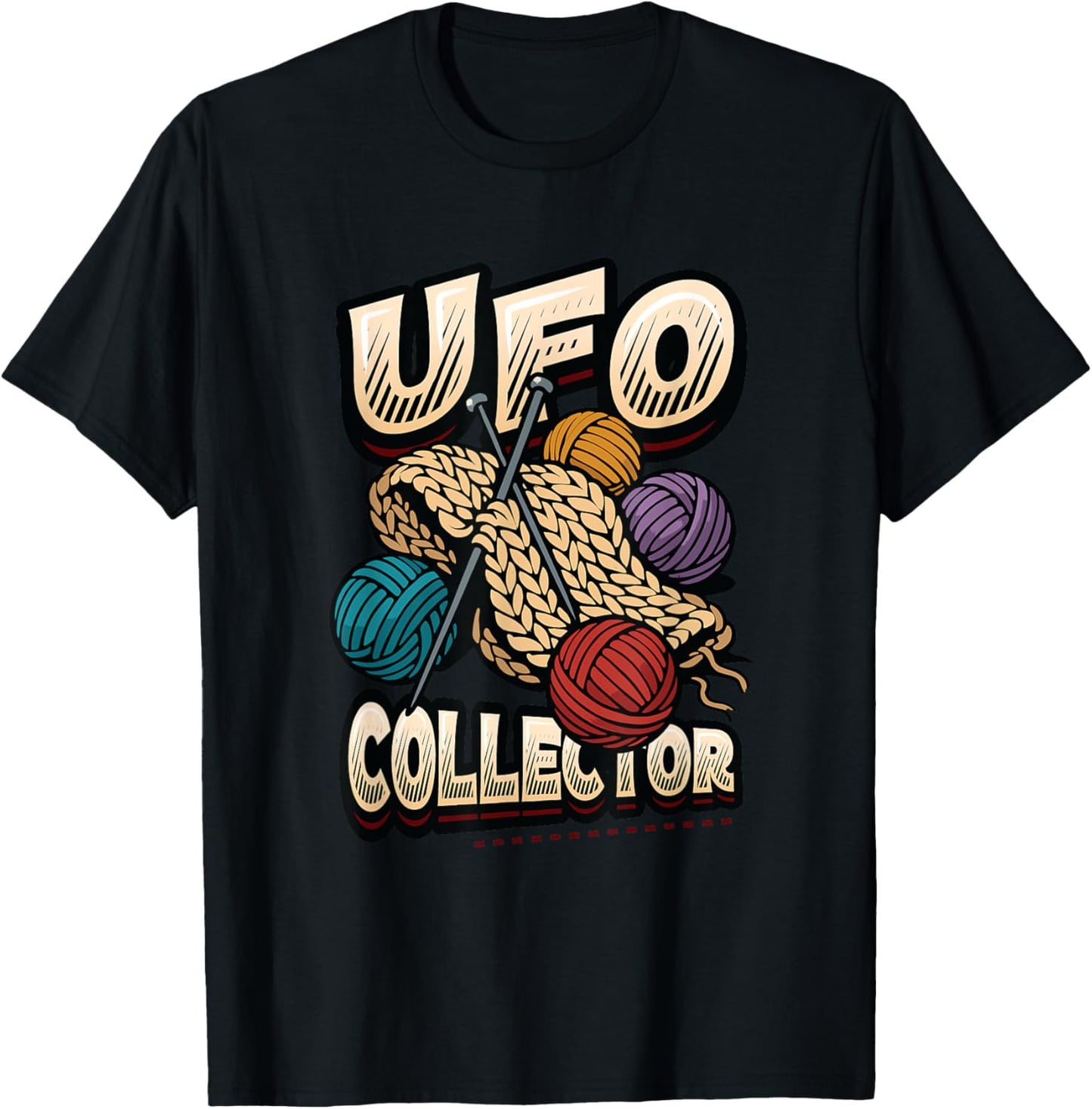 UFO Collector Funny Knitting Crochet Yarn