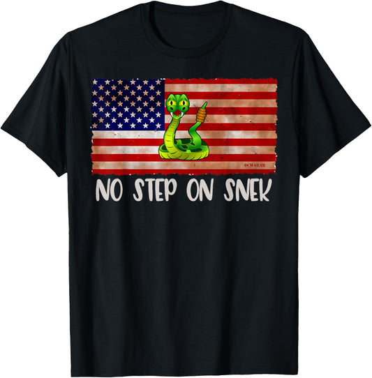 No Step On Snek American Flag 2Nd Amendment Patriot