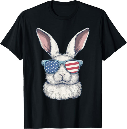 Rabbit Bunny Sunglasses American Flag 4Th Of July