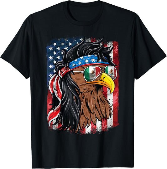 Mexican American Shirt Usa Mexican Eagle 4Th Of July