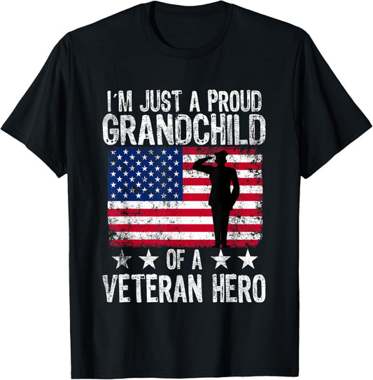 America Grandchild American Flag Thanks Patriotic For Kids