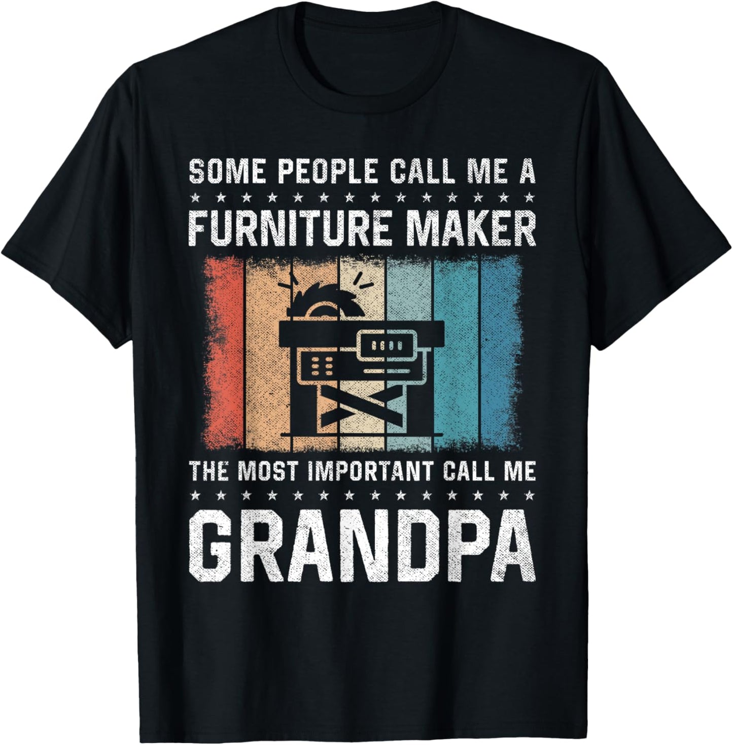 Retro Craftsmen Grandfather Furniture maker Grandpa