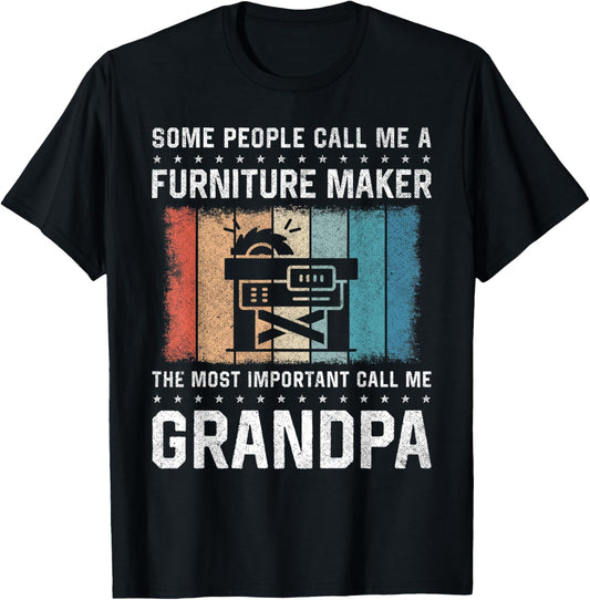Retro Craftsmen Grandfather Furniture maker Grandpa