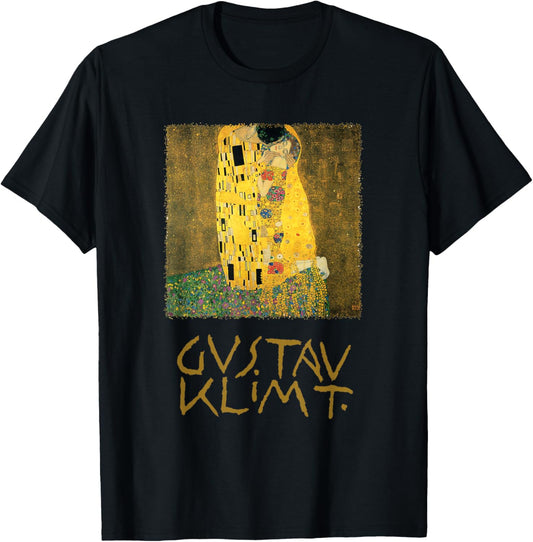 The Kiss by Gustav Klimt, Art Nouveau T Shirt