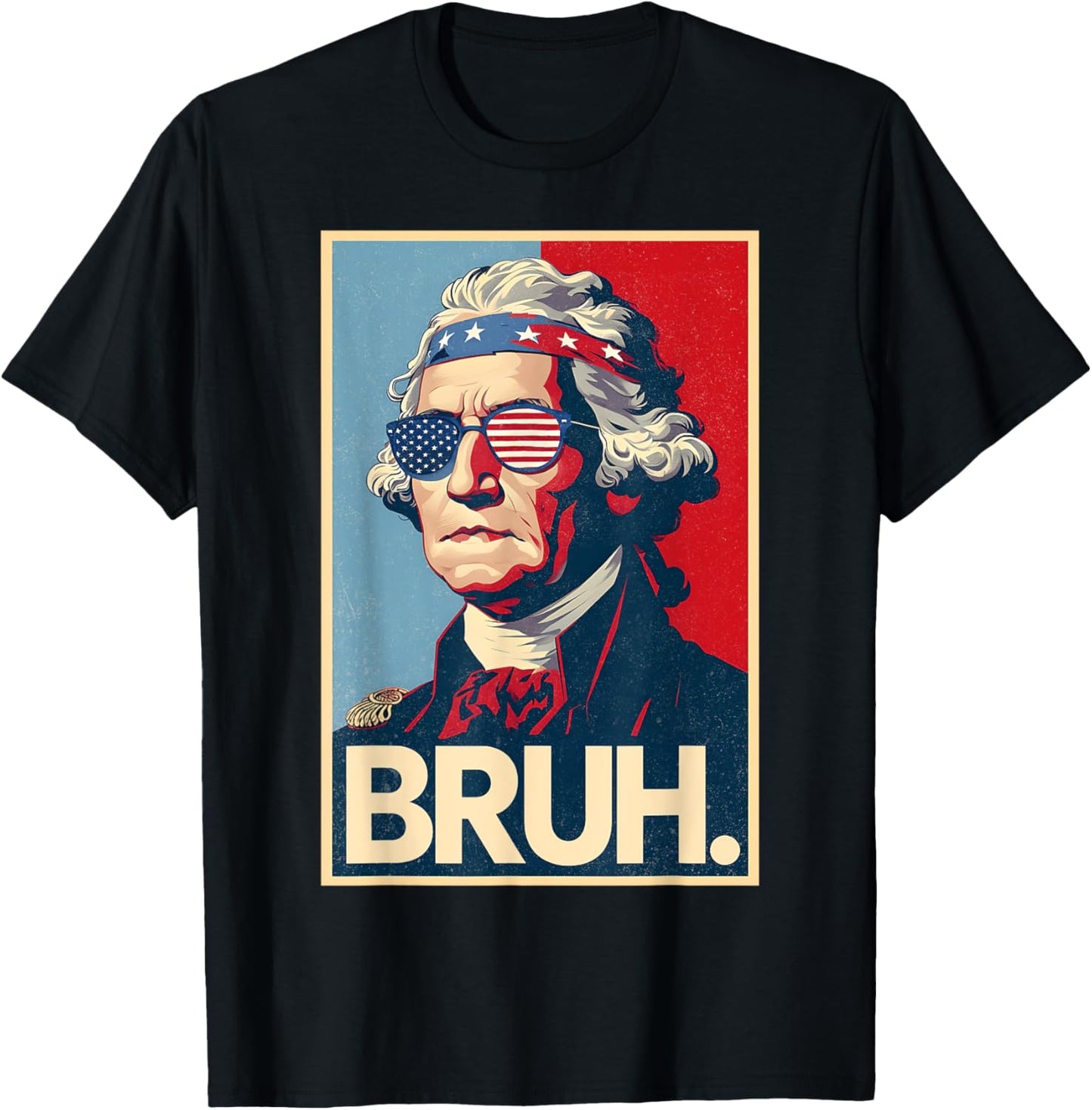 4Th Of July 2025 George Washington Bruh Meme Patriotic