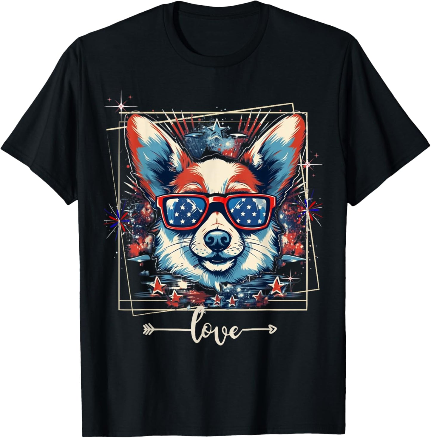 4Th Of July American Flag Patriotic Corgi Lovers Dog