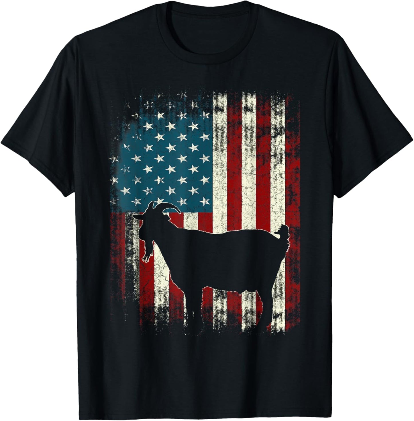 Patriotic Goat 4Th Of July American Flag For Goat Lovers