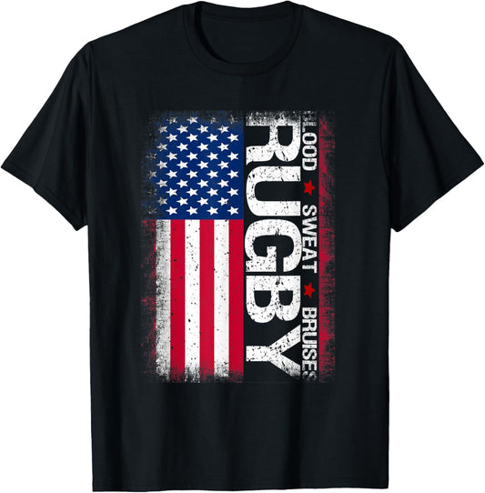 Usa Rugby American Flag Distressed Rugby 4Th Of July Gift