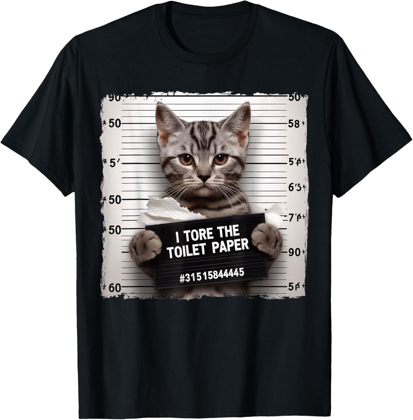 Cute Cat Mugshot Humorous Cat For Cats Lover Cat Mom Cat Dad