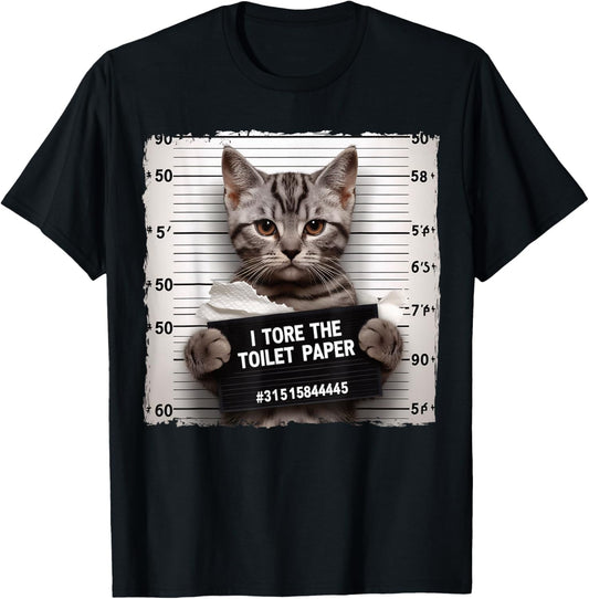 Cute Cat Mugshot Humorous Cat For Cats Lover Cat Mom Cat Dad