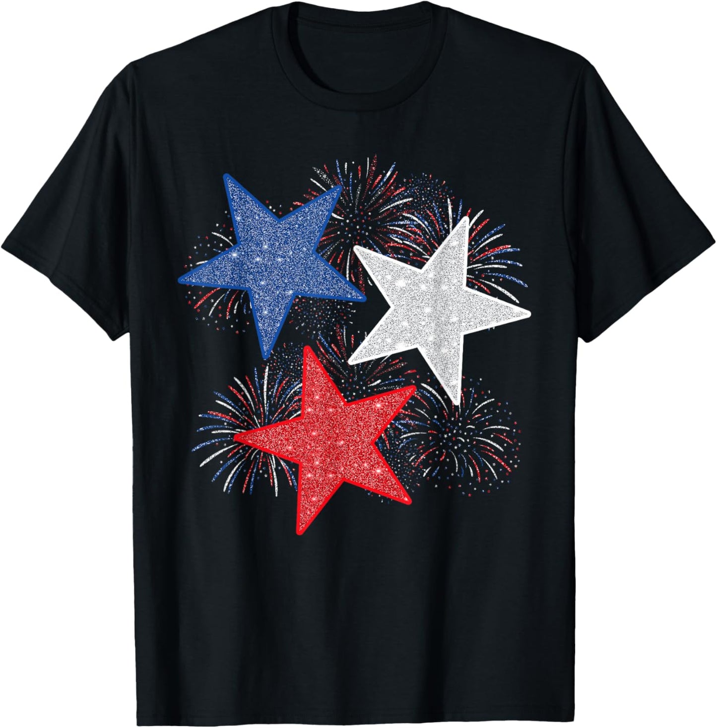 Stars American Flag Fireworks 4Th Of July Independence Day
