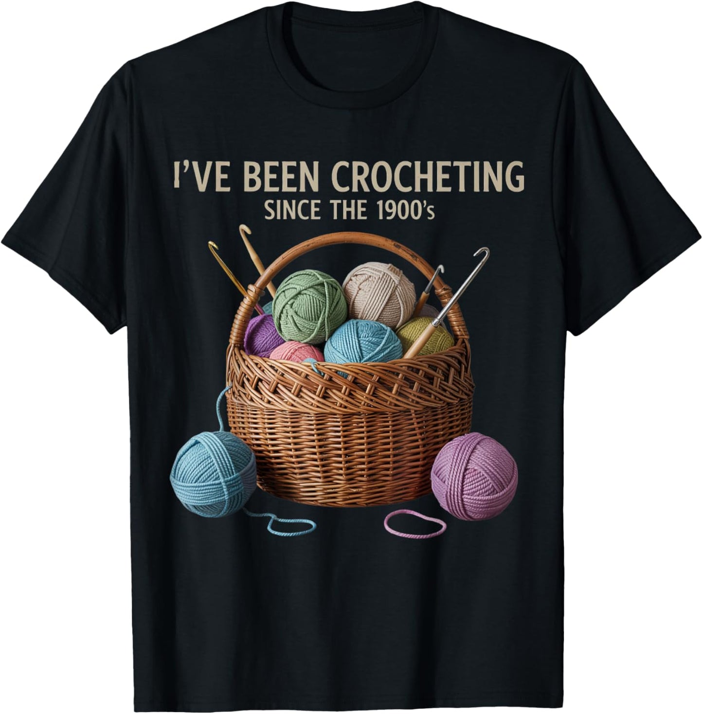 Crochet Yarn Basket Craft Lover Since The 1900s Yarn Knitter