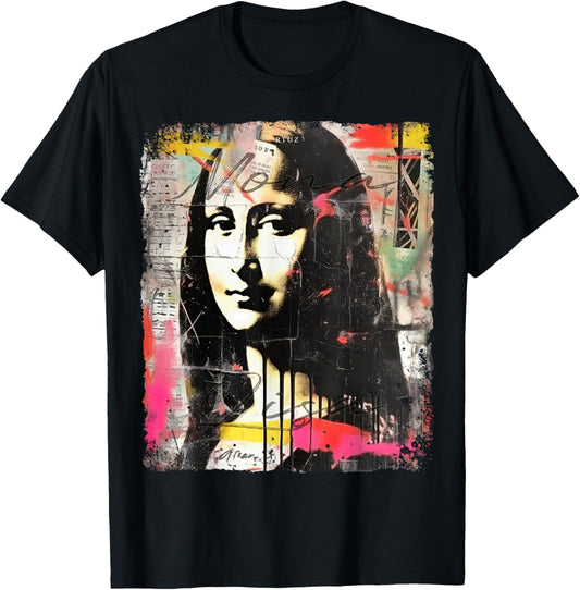 Abstract Graffiti Art Leonardo Da Vinci Art Mona Lisa