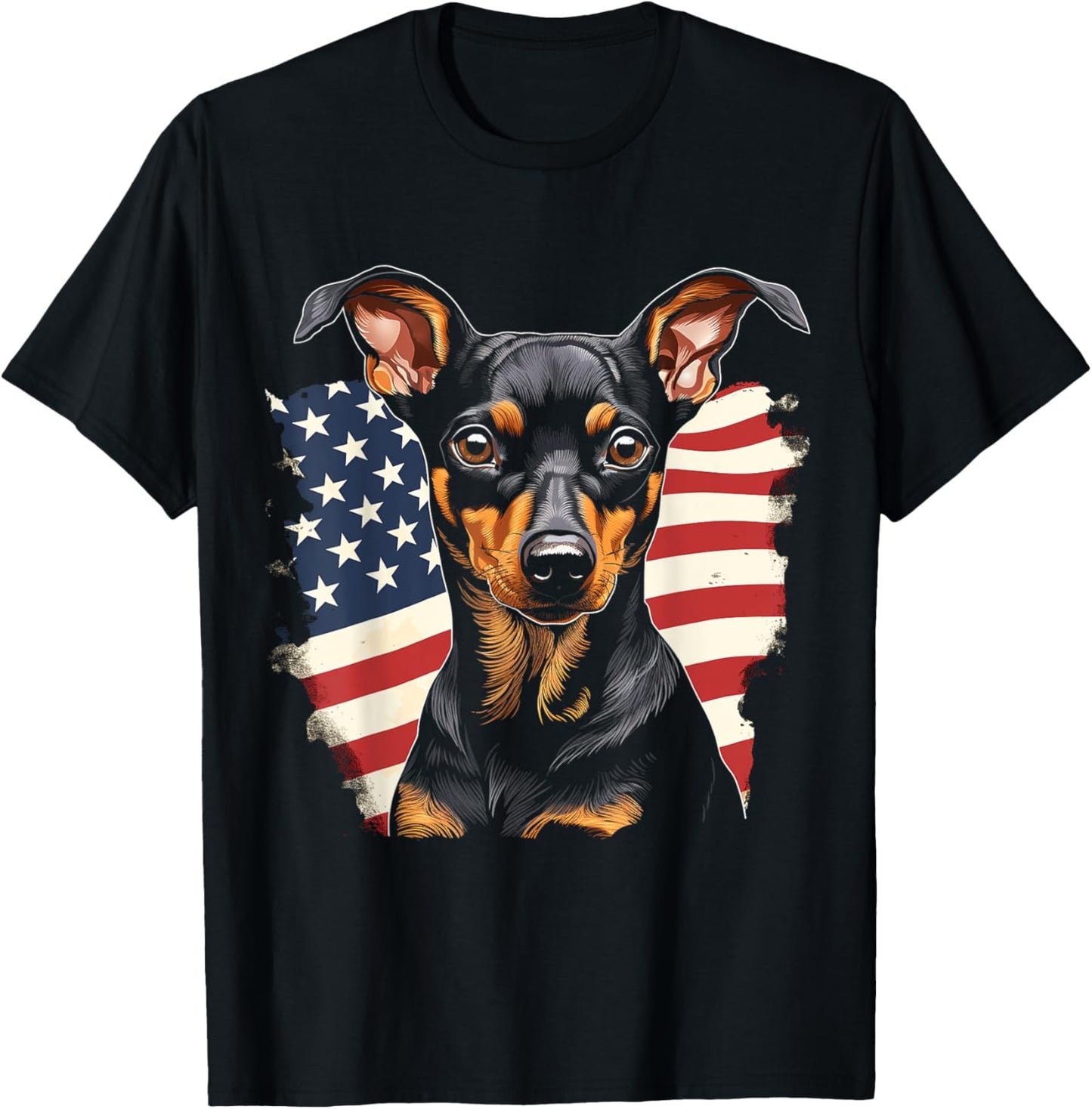 Min Pin Gift Camo Usa Flag