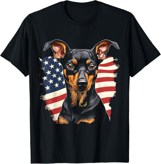 Min Pin Gift Camo Usa Flag