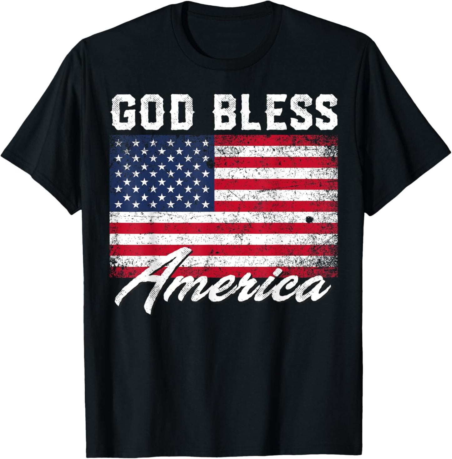God Bless America Usa Flag 4Th Of July Patriotic
