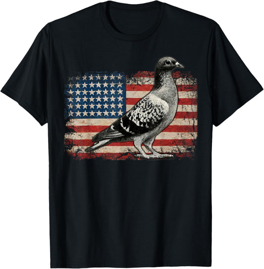 Pigeon Bird 4Th Of July Usa Patriotic Pigeon Usa Flag