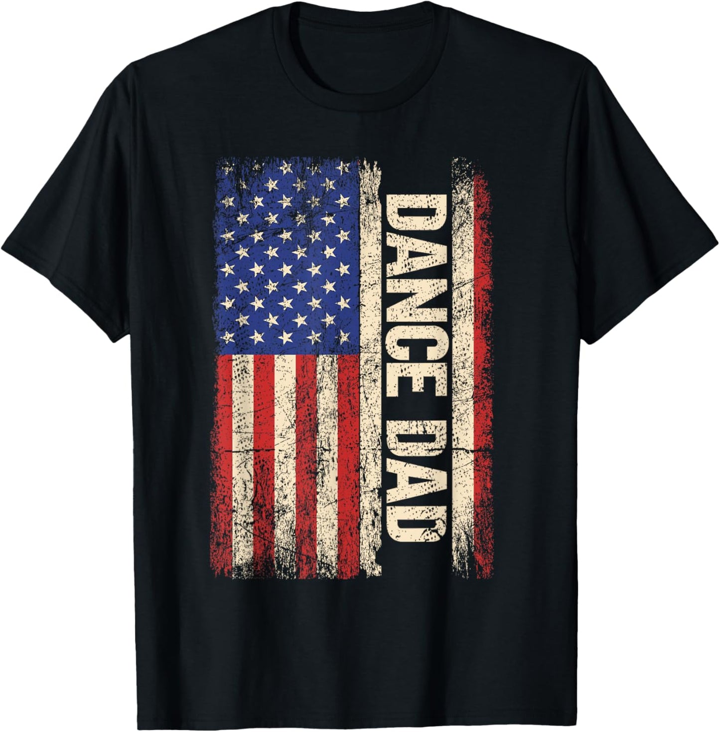 Dance Dad Us American Flag Shirt Dancer Dancing Father Men