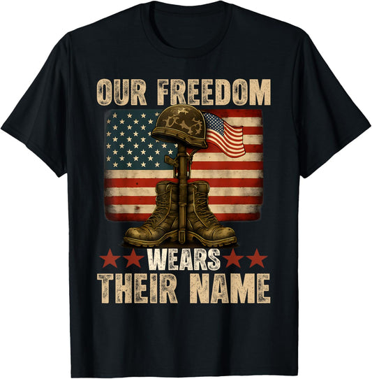 Fallen Soldier Usa Flag Memorial Day Patriotic Veterans Day