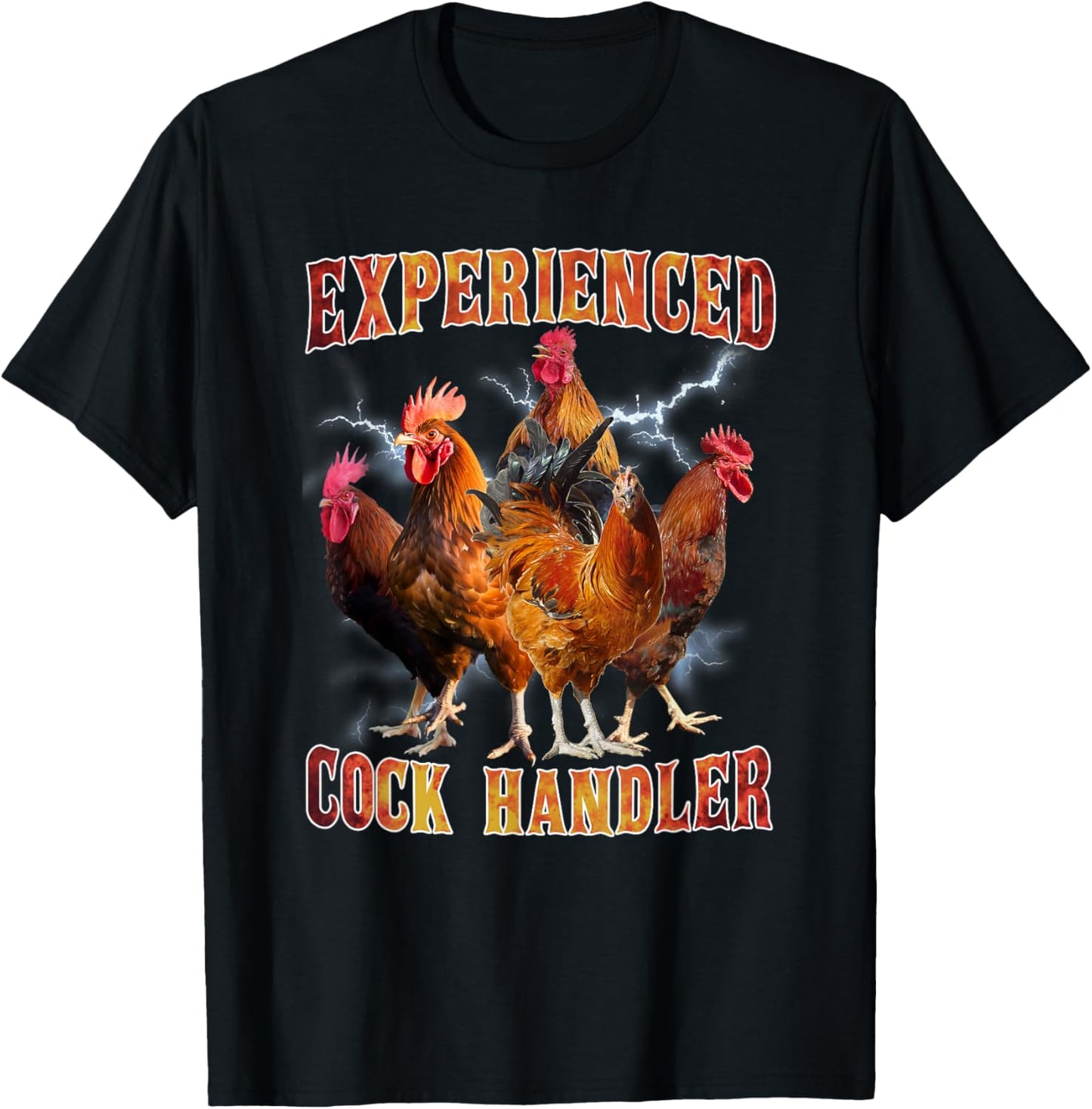 Experienced Graphic Funny Animals Apparel Cock Handler