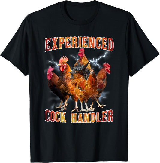 Experienced Graphic Funny Animals Apparel Cock Handler