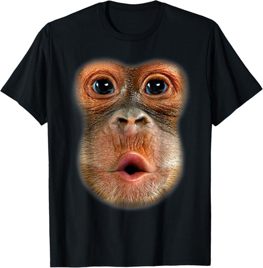 Monkey Face Breath Funny Men Womens Halloween Costume