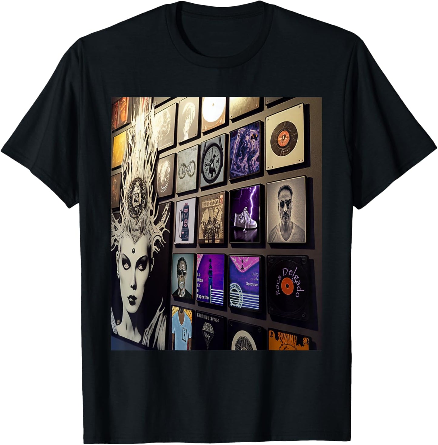 Autistic Wall of Album Art   Abstract Music Lover\u2019s Design