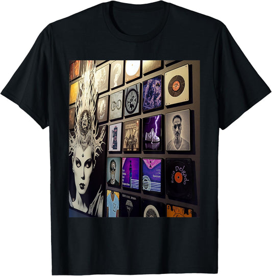 Autistic Wall of Album Art   Abstract Music Lover\u2019s Design