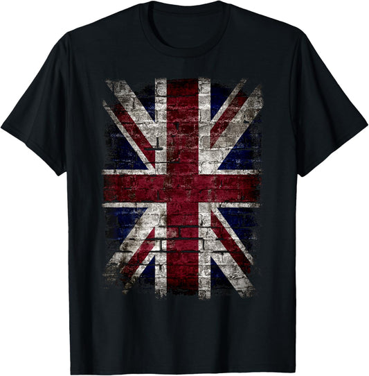 Grunge British Flag, UK Vintage Distress Punk Style