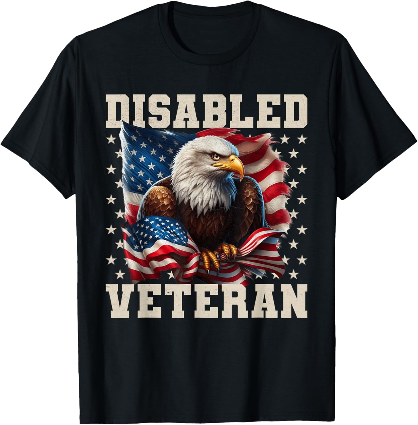 Disabled Veteran American Flag Military Soldier Veterans Day