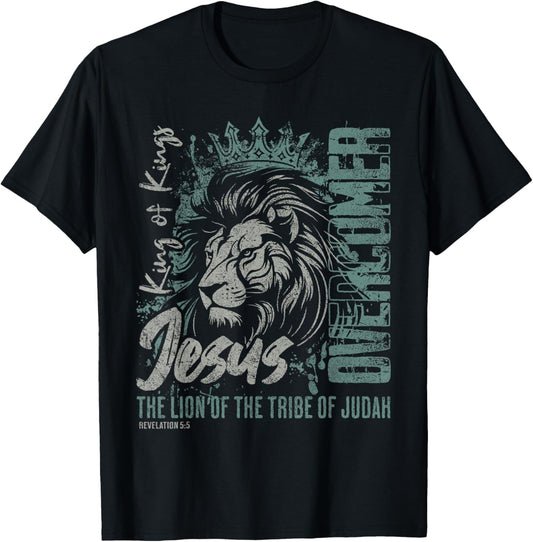 Jesus Is King Lion of Judah Bible Faith Graphic Christian