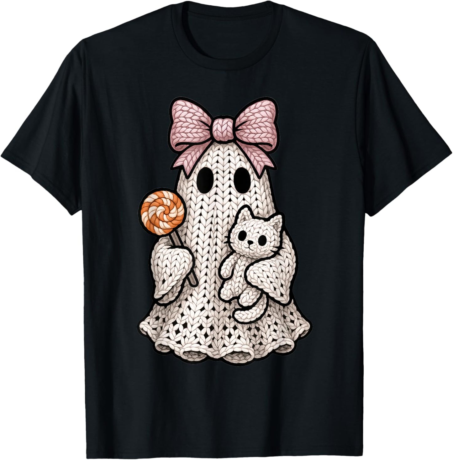 Ghost Coquette Knitting Crafting Yarn Crocheting Halloween