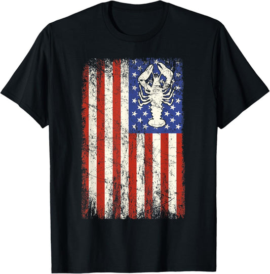 Crawfish Boil Usa Flag American Crayfish Crew Festival Men