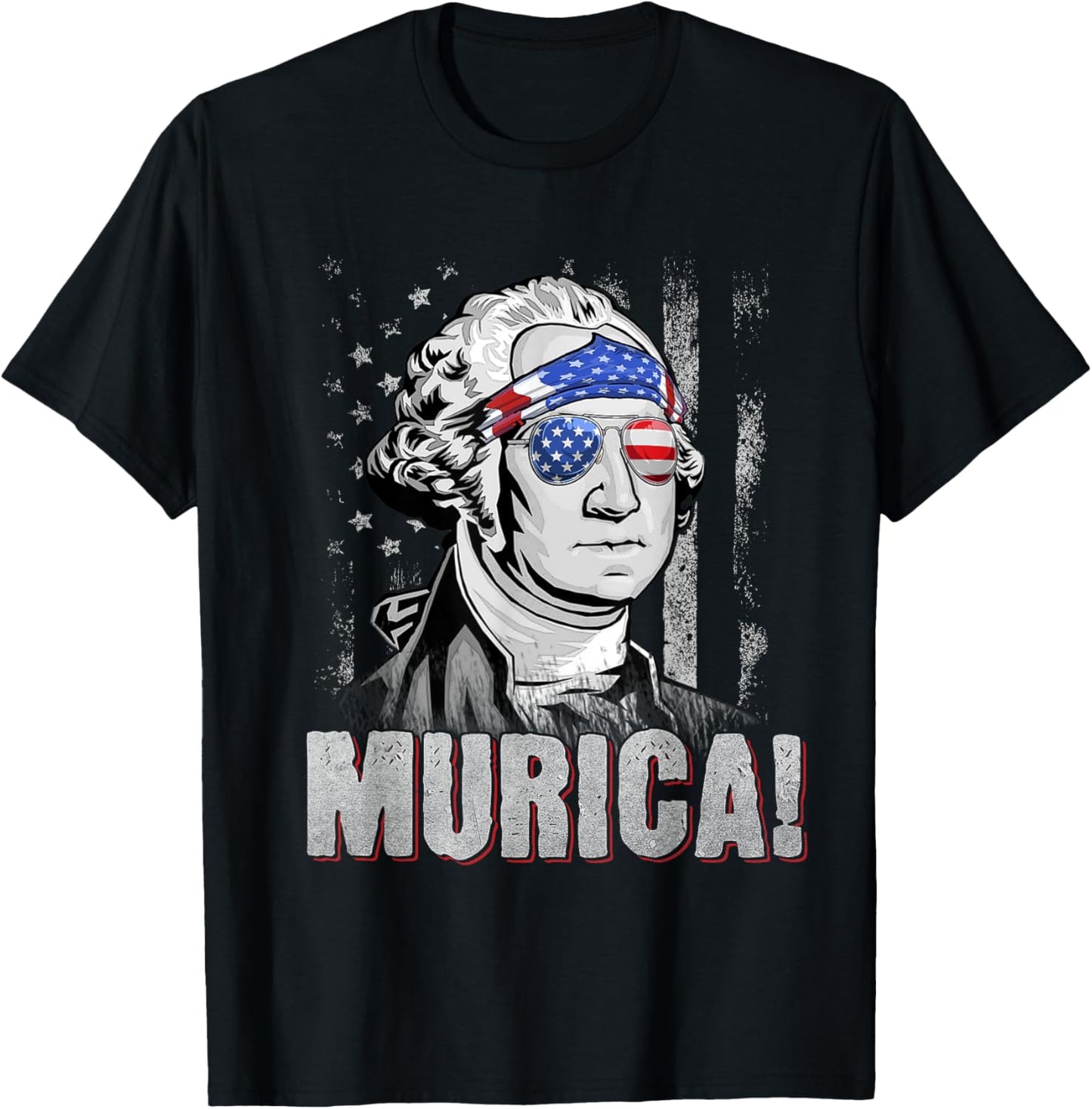 American Flag Murica Patriotic 4Th Of July George Washington