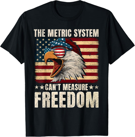 Eagle Usa Flag The Metric System Cant Measure Freedom Meme