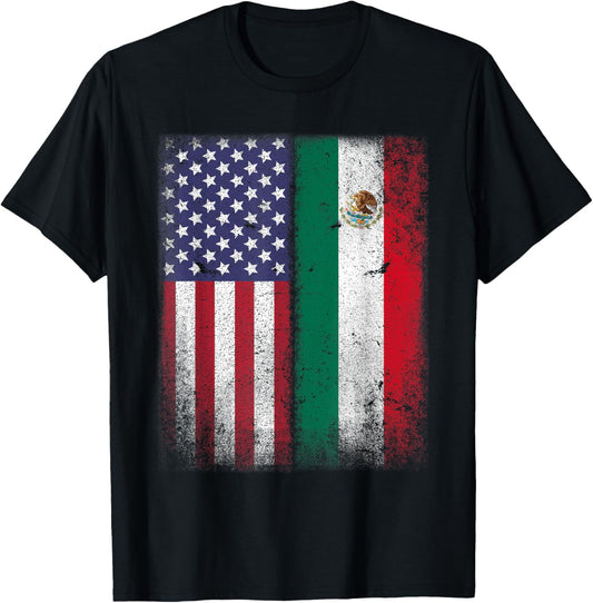Mexican American Flag Mexico Usa Mexicana Mexicano