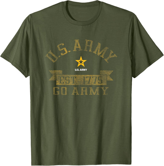 Military Army United States Vintage Go Green