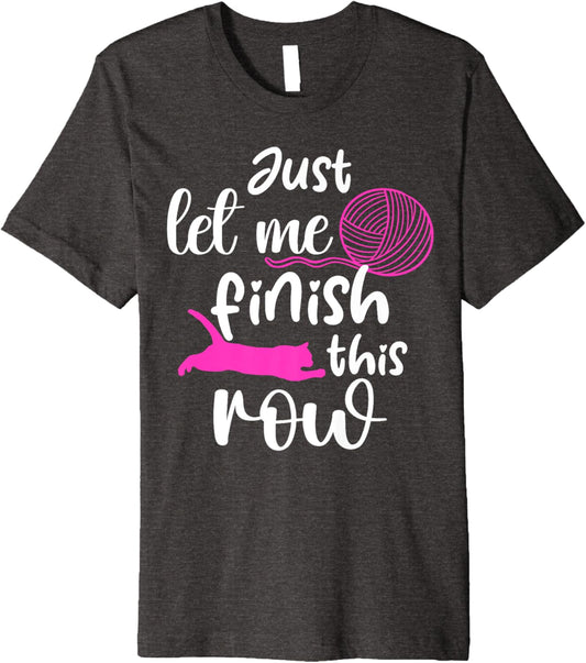 Knitting Crochet Crocheting Cat Kitten Yarn Mom Women Girl Premium