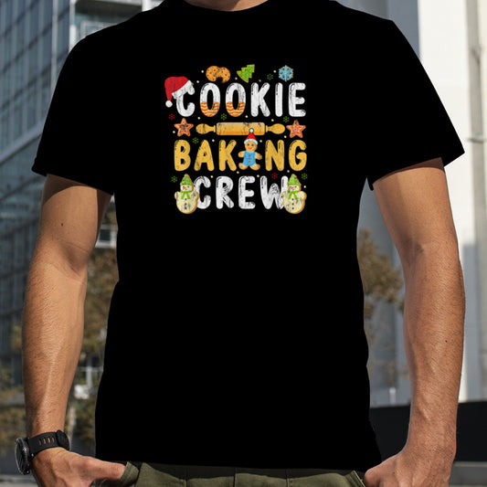 Baking Lover Girls Boys Cookie Baking Crew Holiday Christmas T Shirt B0BM7XVCFG
