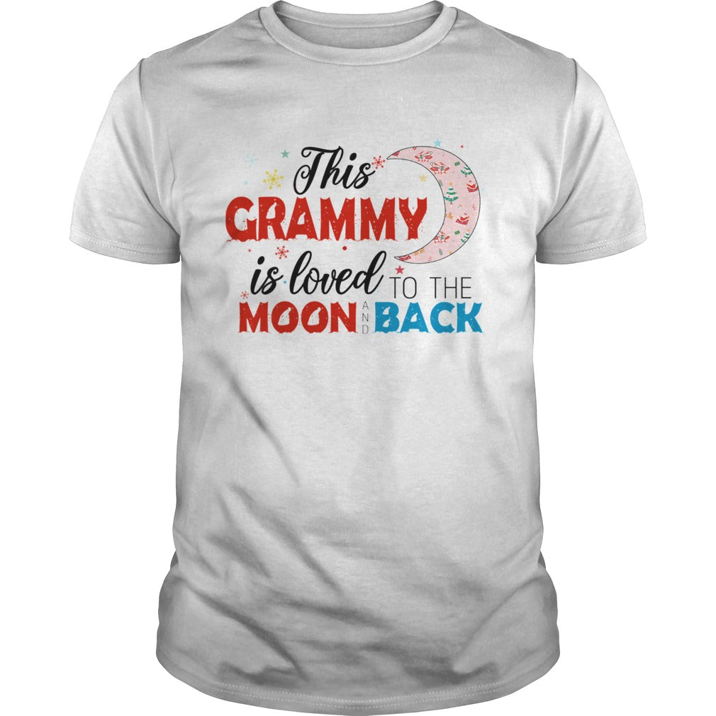 Christmas This Grammy Is Loved To The Moon And Back TShirt