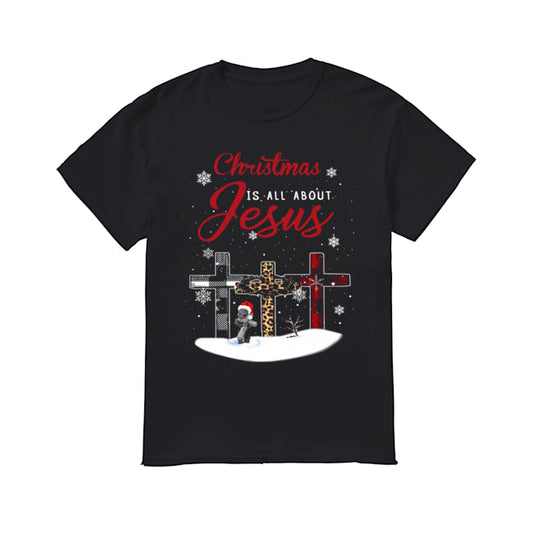 Christmas is all about Jesus Groot cross shirt