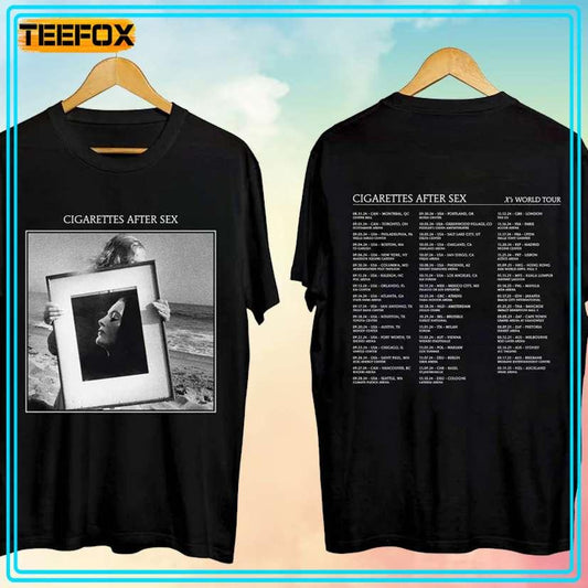 Cigarettes After Sex X's World Tour 2024 Music T Shirt