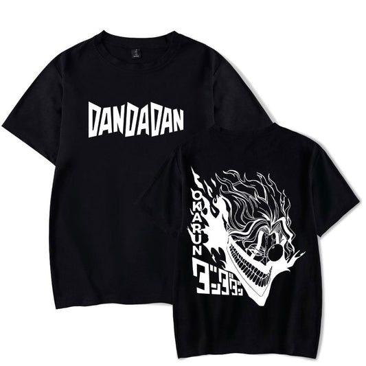 Dandadan Merch Anime Okarun T Shirt Dan da dan Short Sleeve Crewneck Tshirt Men Women Harajuku Top