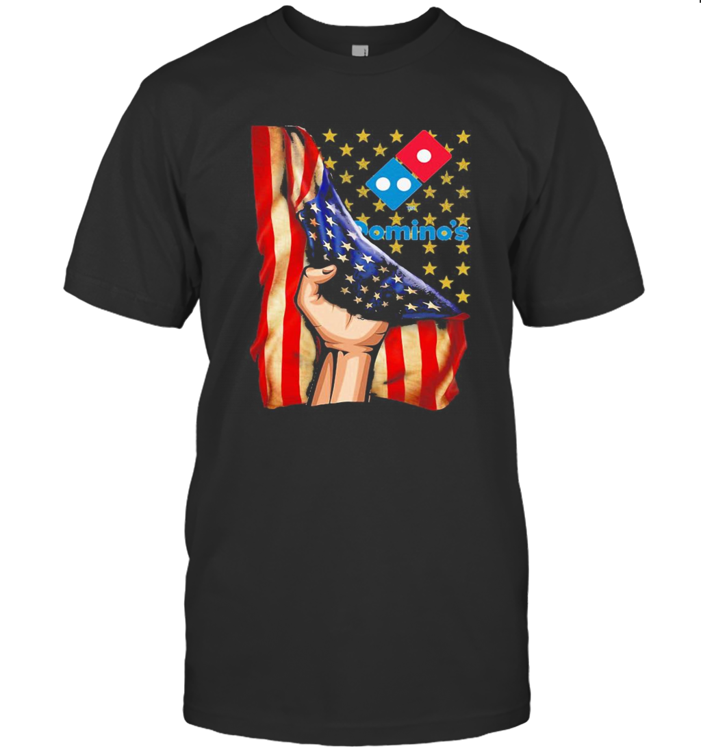 Domino'S American Flag Independence Day T Shirt