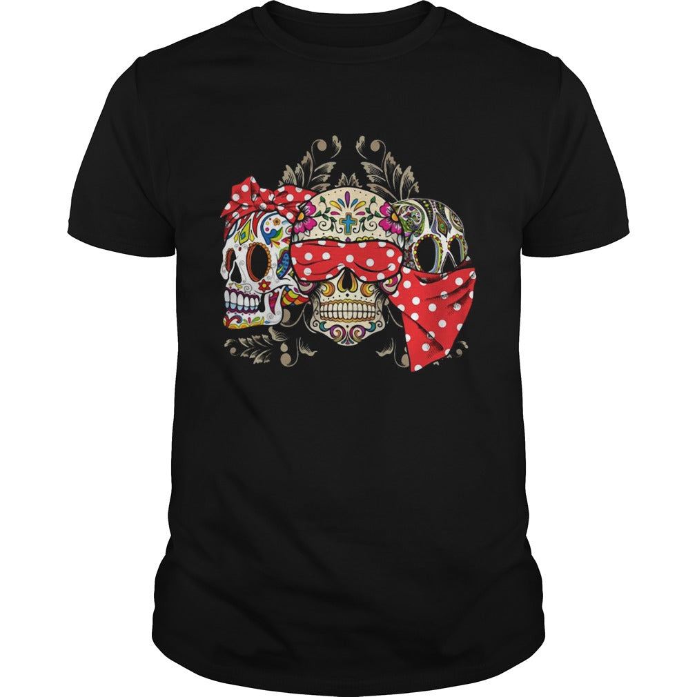Dont miss this deal on three skull floral shirt