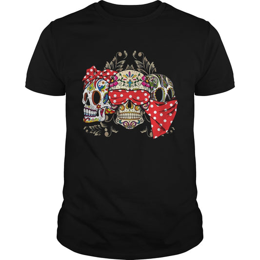 Dont miss this deal on three skull floral shirt